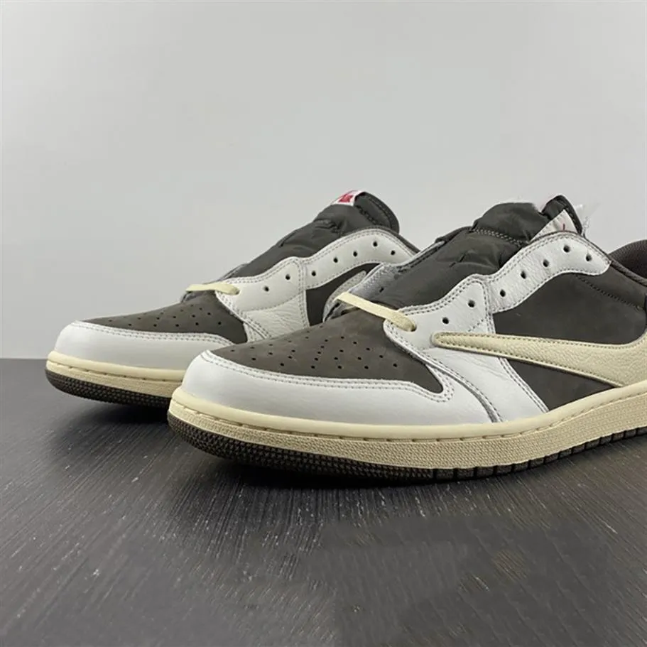 Travis Scotts X Air 1 Low Reverse Mocha DM7866 162 1s I Women Men Sports Shoes Sneakers Top 