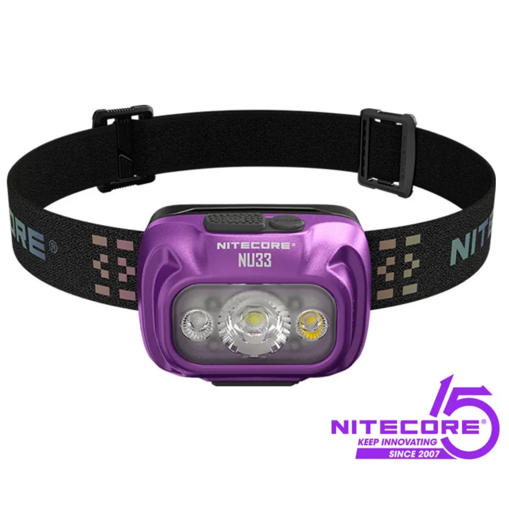 NITECORE NU33 Rechargeable Head Lamps Limited Edition 700LM USB Headlight with 2000mAh Battery for Working Light Fishing Camping