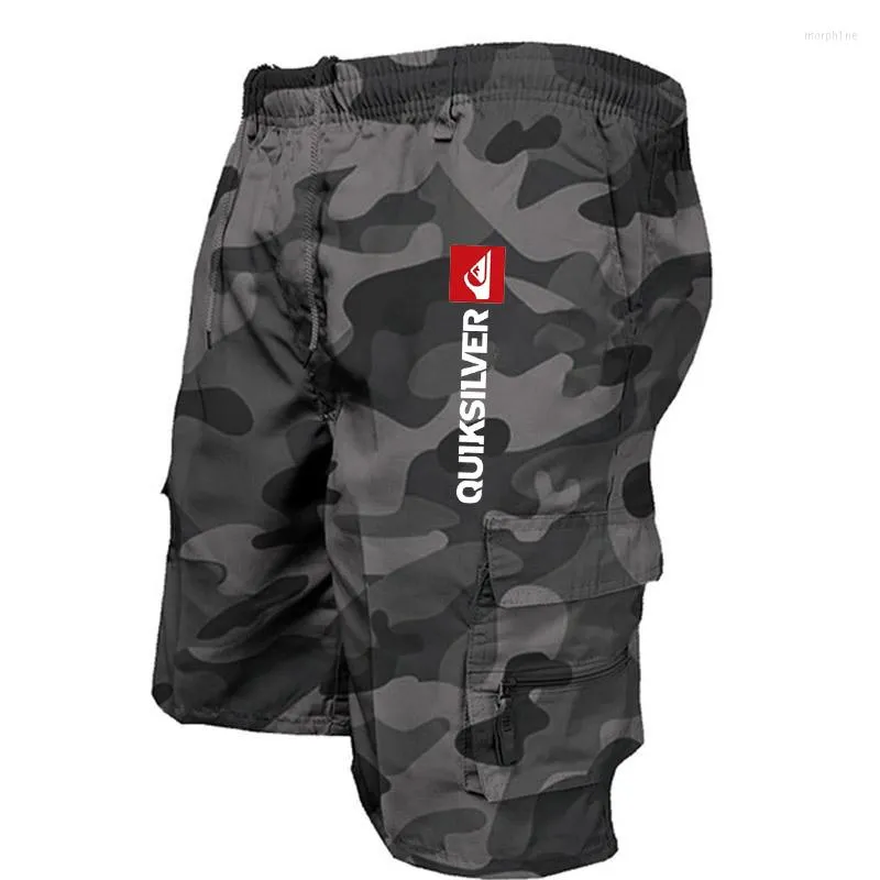 Shorts masculinos Cidade masculina Cargo militar ao ar livre esportivo de verão Moda de moda tática calça curta Sorto macho