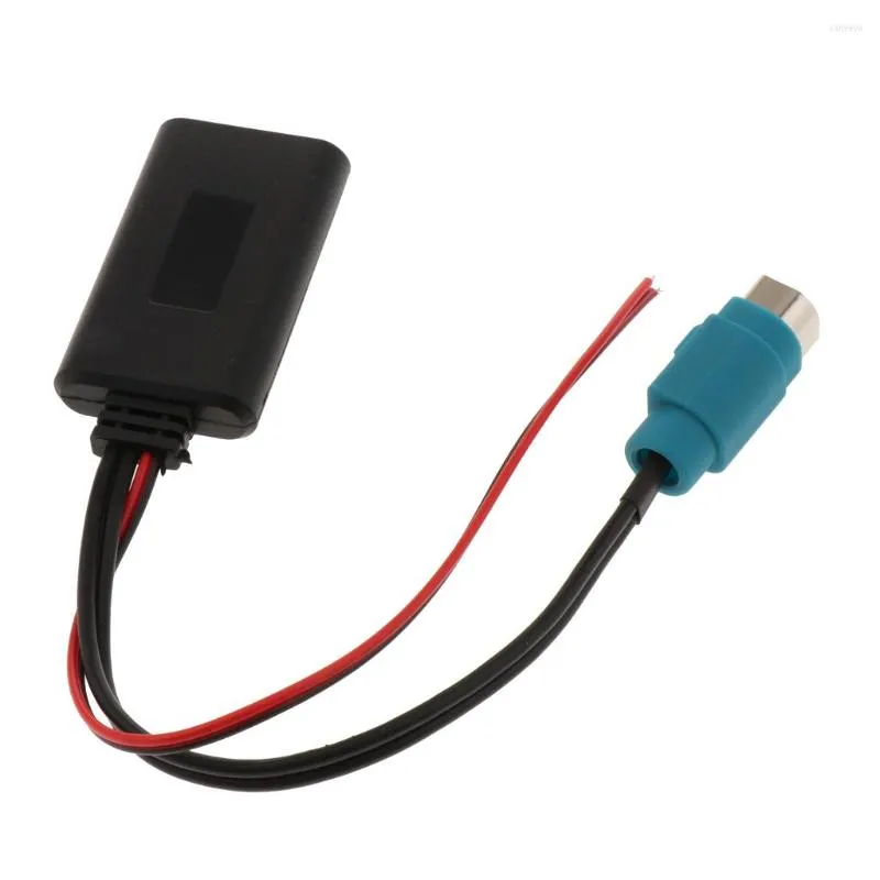 Organizador de carros 12V Módulo Bluetooth Adaptador de cabo AUX para áudio de rádio estéreo alpino