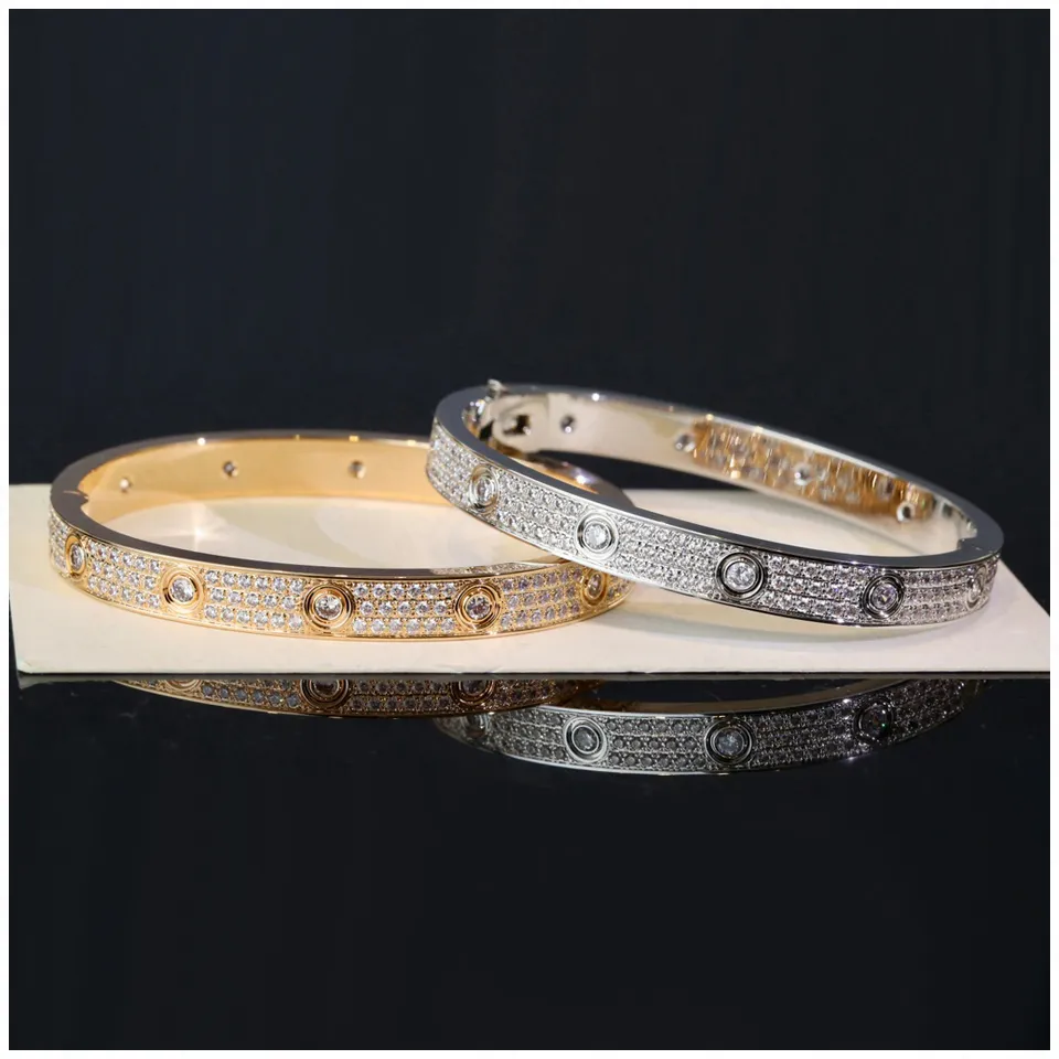 Gold-Armband, Diamant-Armbänder, V-Gold-Armreif für Damen, Armbänder, Carti-Armband, Armreifen, Armband, Pulsera Bracciale, Bracciali, Braccialetto, Pulseras-Armband