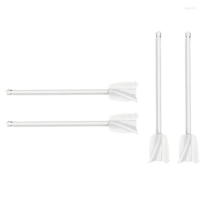 Blender 4 Pack Reusable Paint And Resin Mixer Paddles Epoxy Attachment For Drill Stirrer White