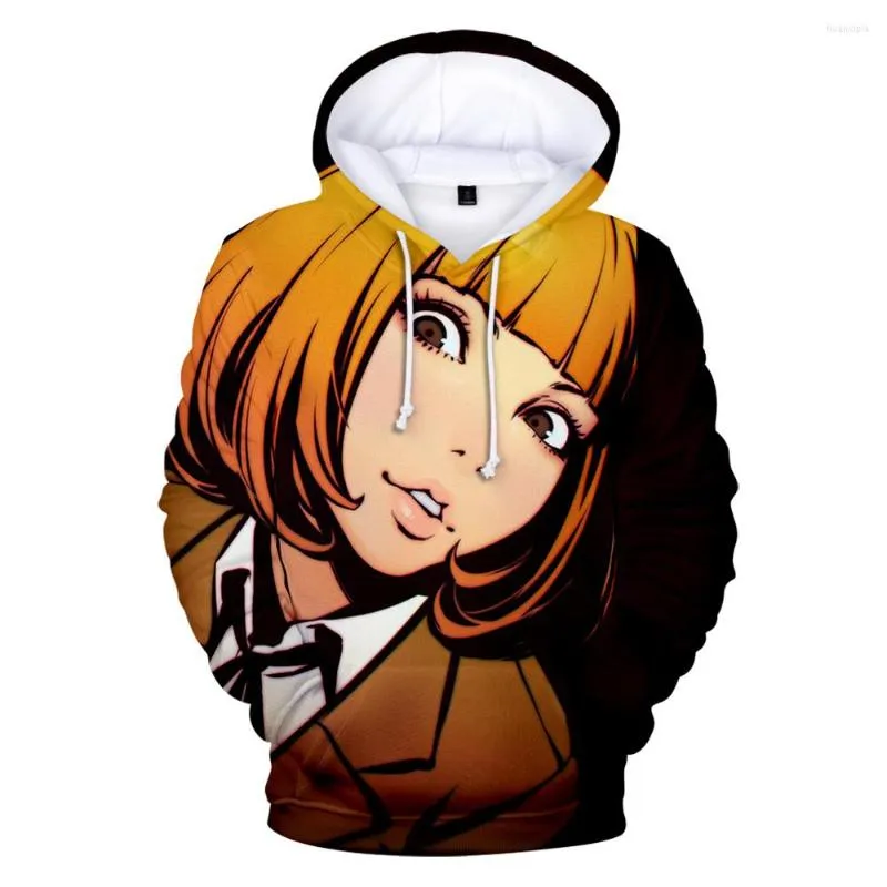 Men's Hoodies 2022 Street Wear Prison School Hooded Costume Girls Campus Pullover Anime 3D Printed Sweatshirt Men/Female Top