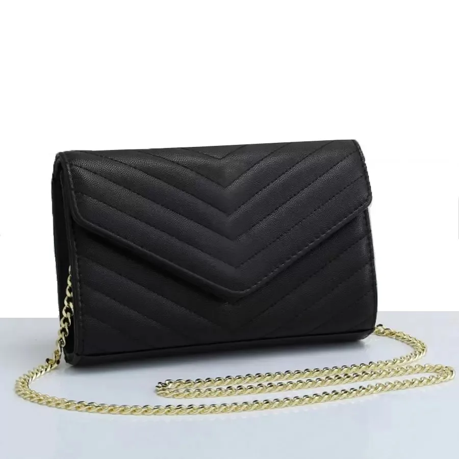 Luxury Designer Bag Women Bags Handbag Gold Silver Chain Bags Ladies Crossbody The Tote Hobo Y type Quilted lattice Shoulder Purses Handbags