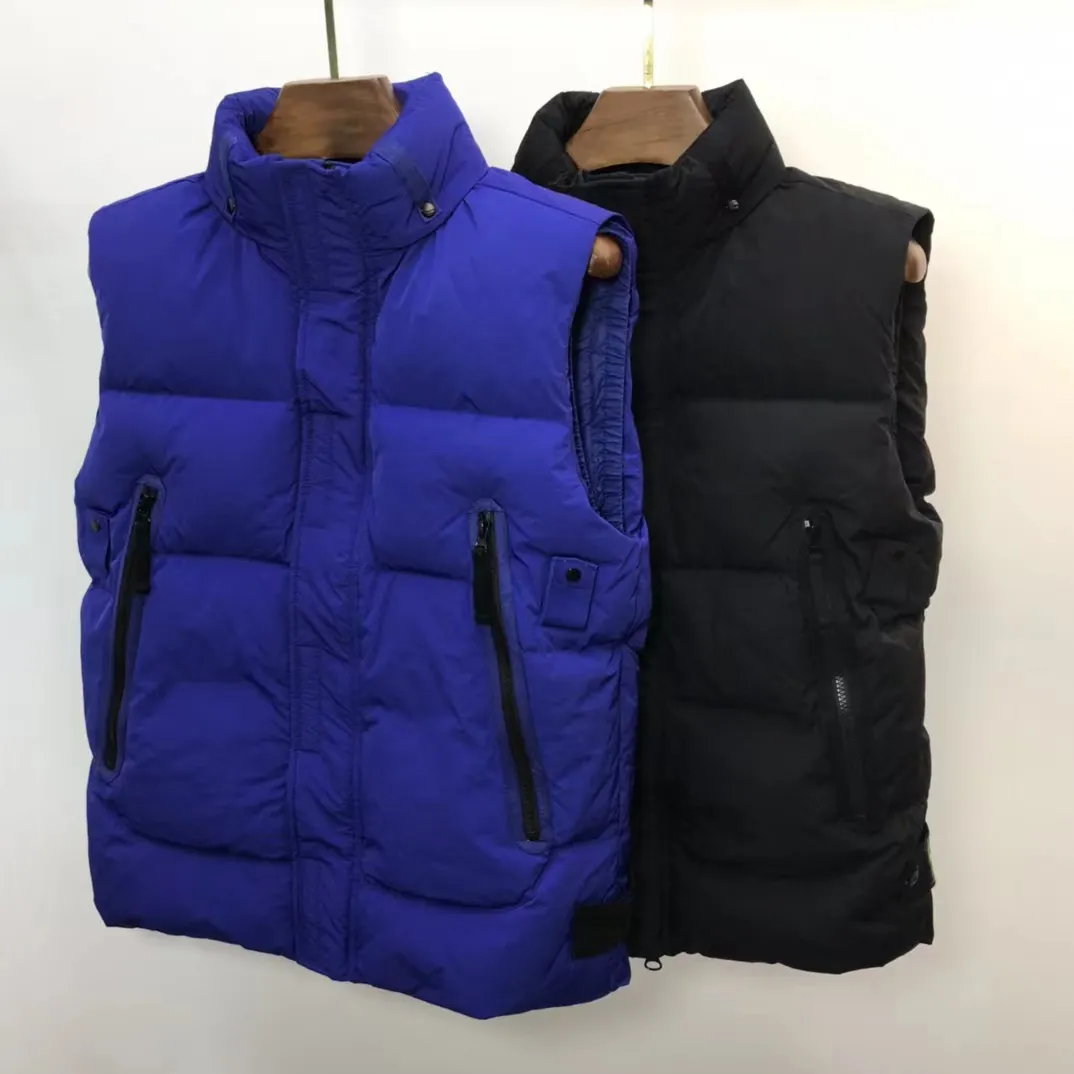 디자이너 조끼 Gilet 망 다운 조끼 양복 조끼 자수 나침반 자켓 민소매 자켓 가을 겨울 Bodywarmer 퍼퍼 조끼 Lovers Outwear