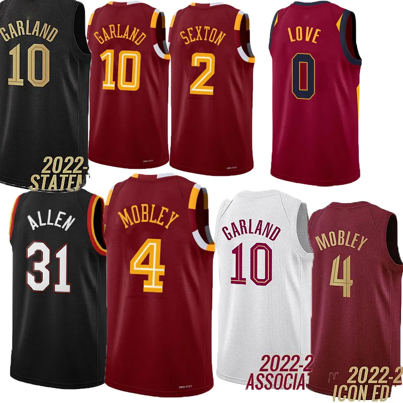 Basketball Jerseys Evan Mobley 10 Darius Garland 31 Jarrett