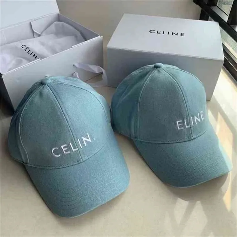 Celins Designer Ball S Caps Fashion Fashion Brand C Письмо вышитая бейсболка женская универсальная джинсовая крышка для любовников весна и лето