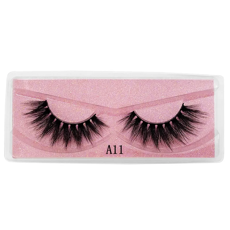 Hand Made Reusable False Eyelashes Naturally Soft and Delicate Multilayer Thick Fake Lashes Curly Crisscross Eyelash Extensions Easy to Wear DHL