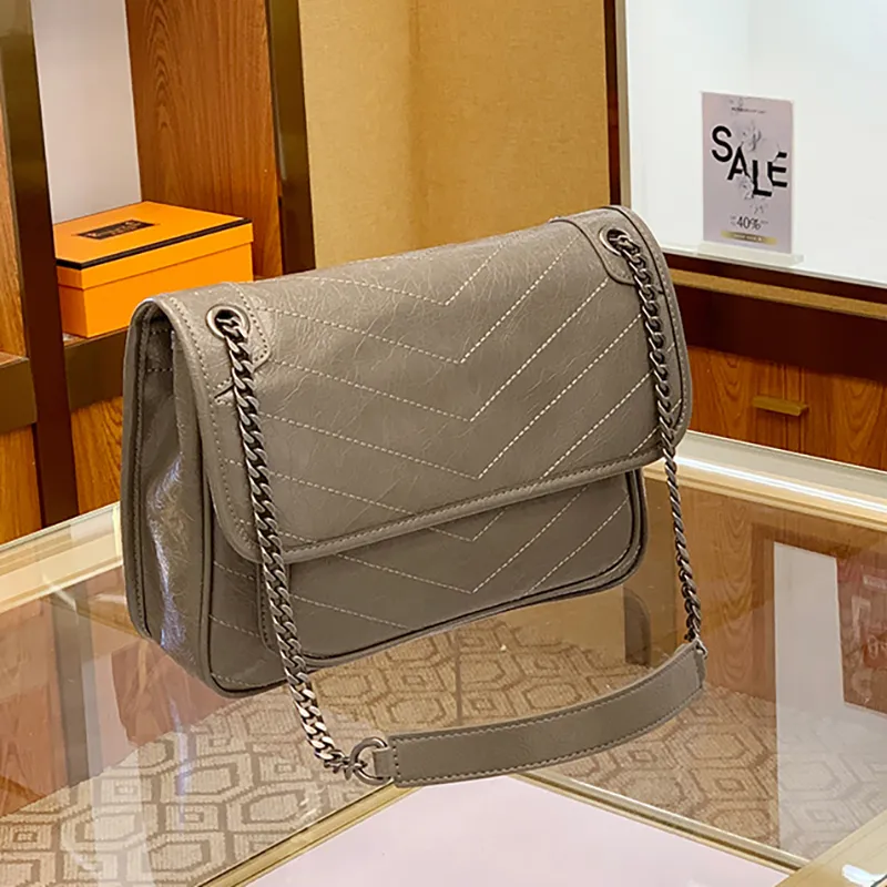 Niki schoudertas handtas ontwerper crossbody dames bandhouder medium mini luxurys ontwerpers mode echte lederen vouwportefeuilles designer tassen portemonnees