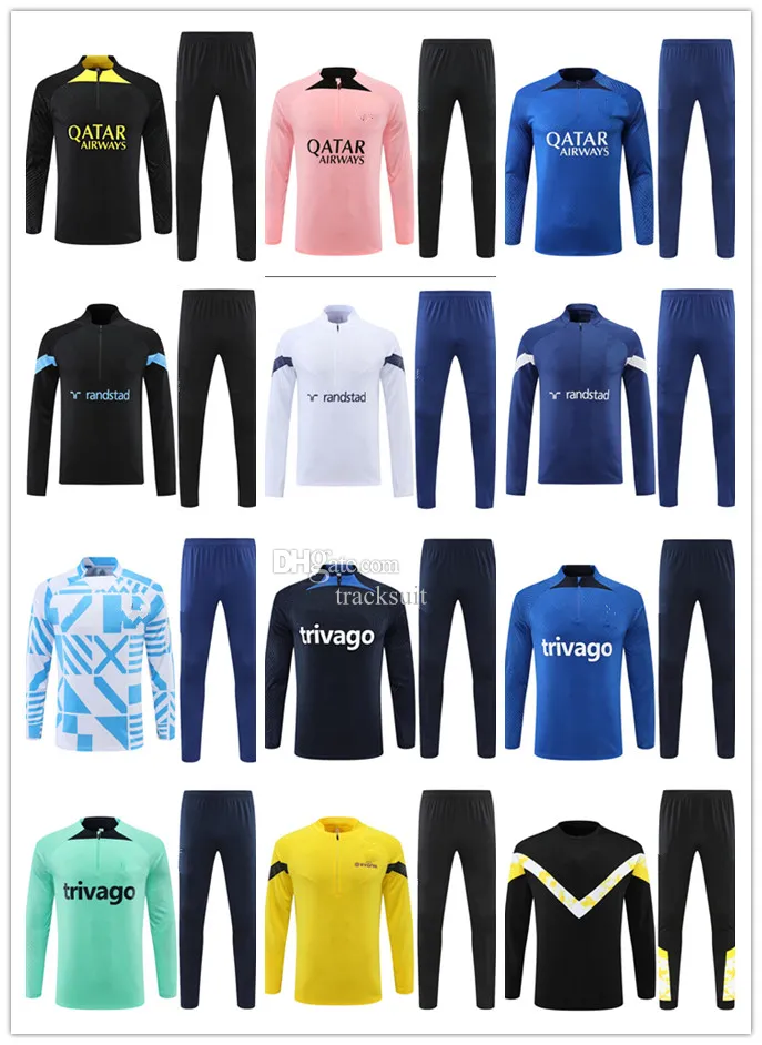 2023 22 23 maillot om träningsoverall träningskit camisetas survetement fot tuta retro futbol chandal Fotbollströjor fotboll barn män och barn