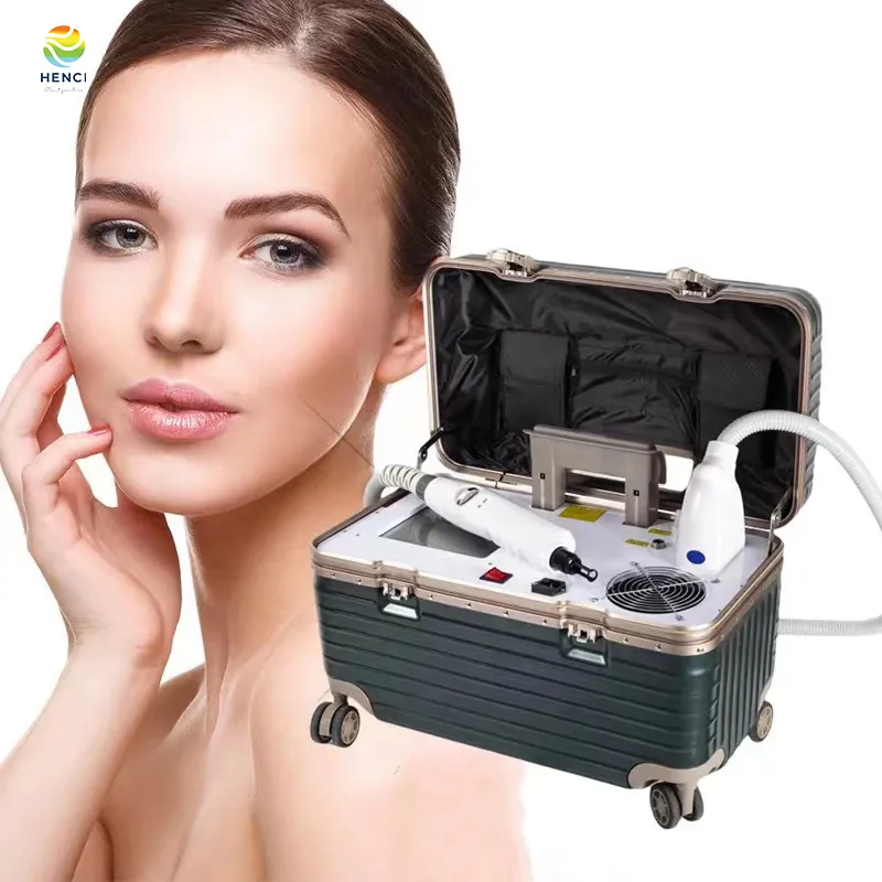 Movable 532nm 1064nm 1320nm nd yag laser spot tattoo removal machine carbon laser peel for skin walding ce 2022