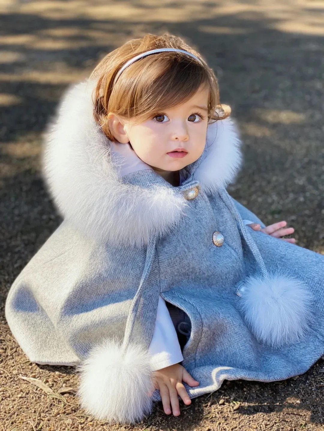 当店だけの限定モデル Sweet Winter Girls For Jacket Twinset Poncho Hooded Girls