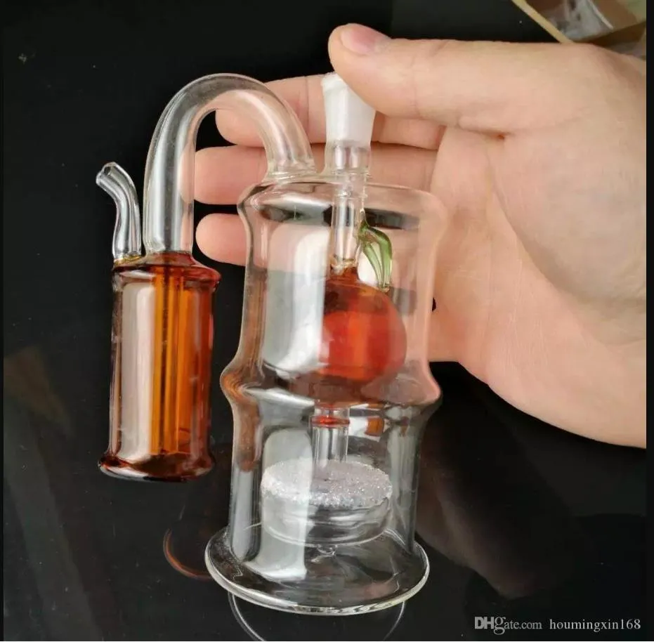El vidrio al por mayor de la cachimba de Apple bongs los accesorios de cristal del tubo de humo de la cachimba