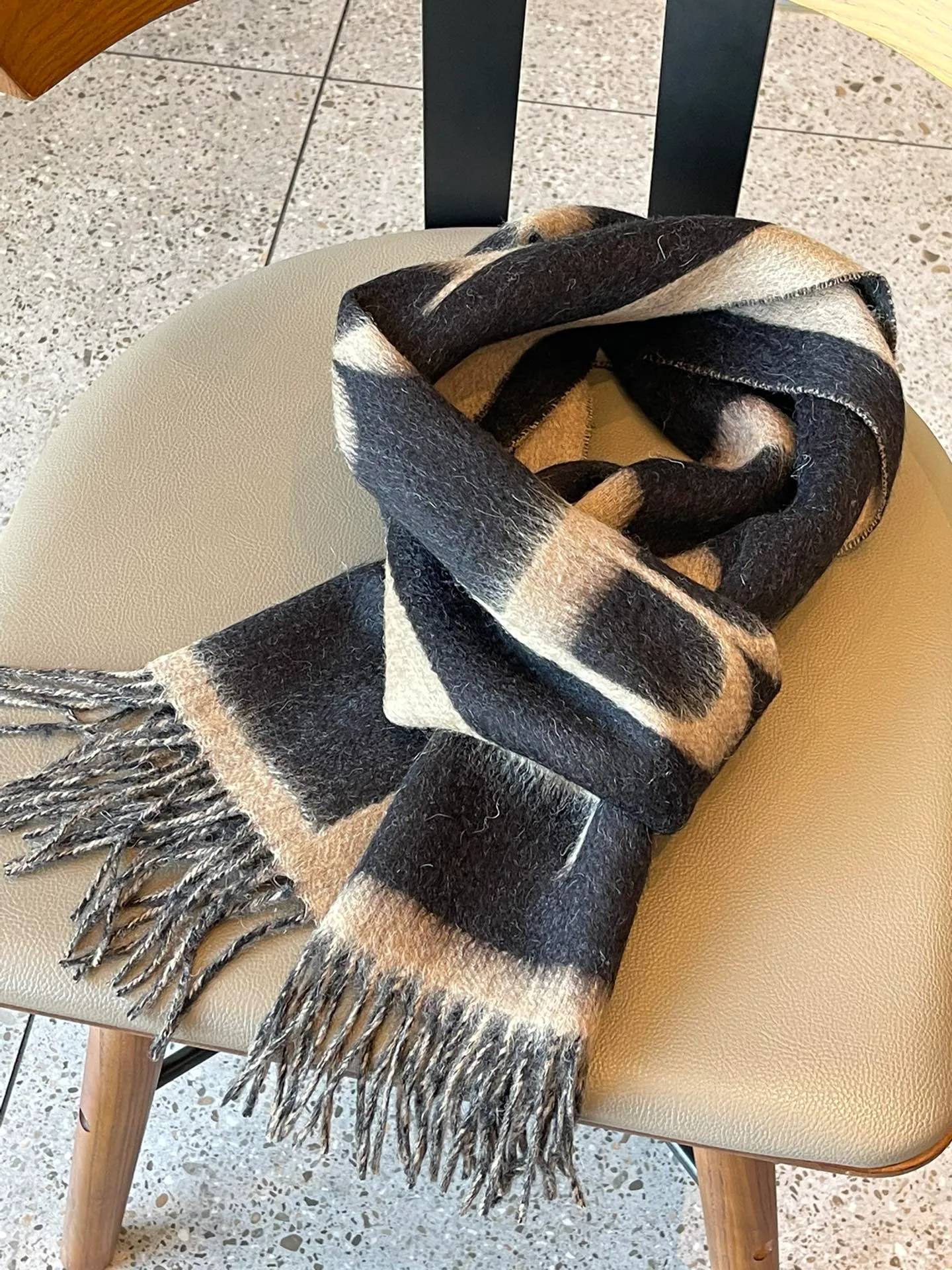 Designer Unisex Cashmere Winter Scarf for Women and Men, Luxury Brand ...