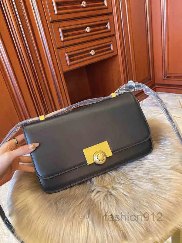 Bolsas de noite bolsas de ombro de alta qualidade Handbag Leather Luxury Designer Brand Crossbody Feminino Lip Long 220314Multi Pochette