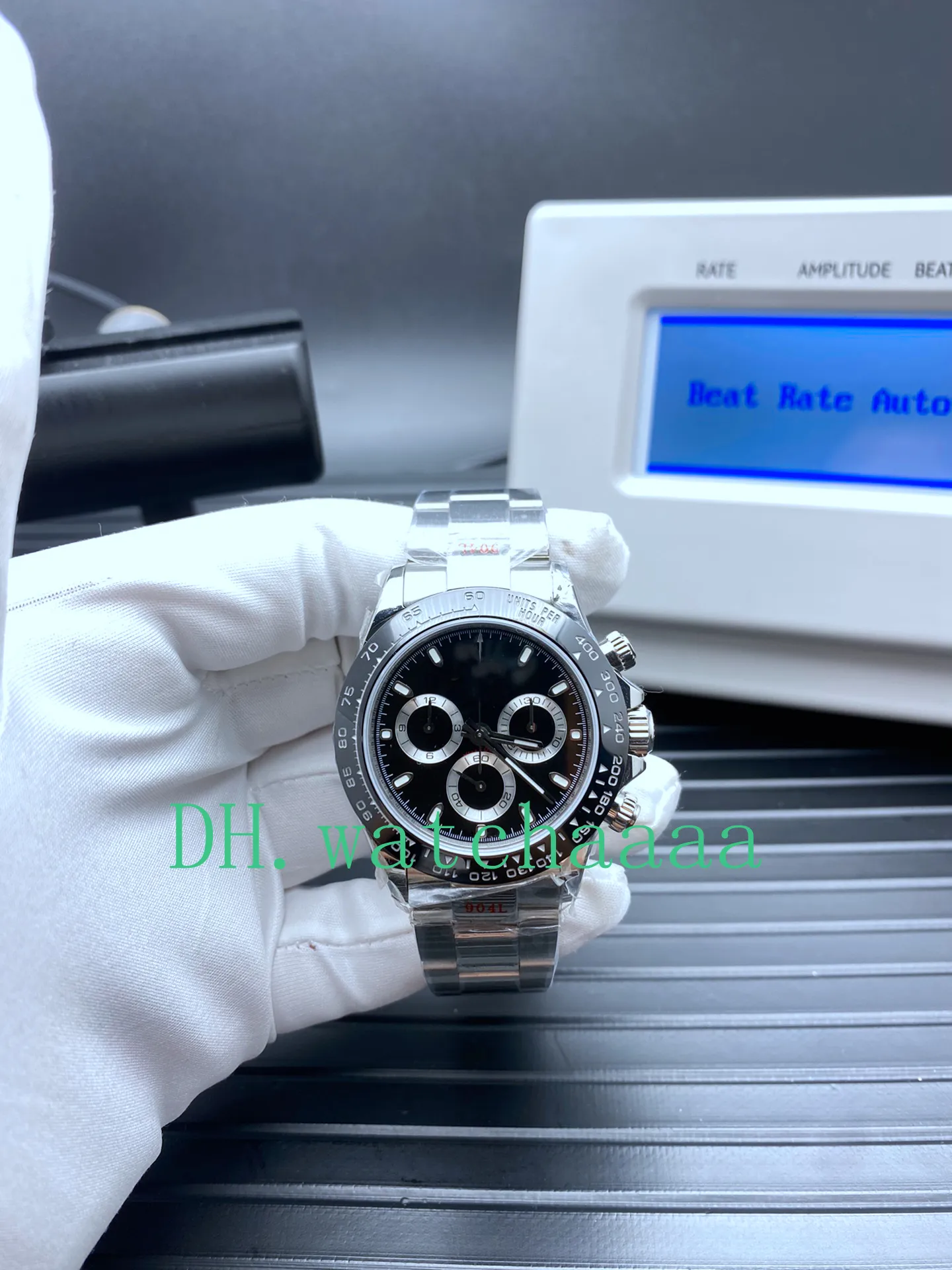 VK Chronograph Steel Watch 116500 Czarna ceramiczna panda 40 mm zegarek automatyczny mechaniczny męski