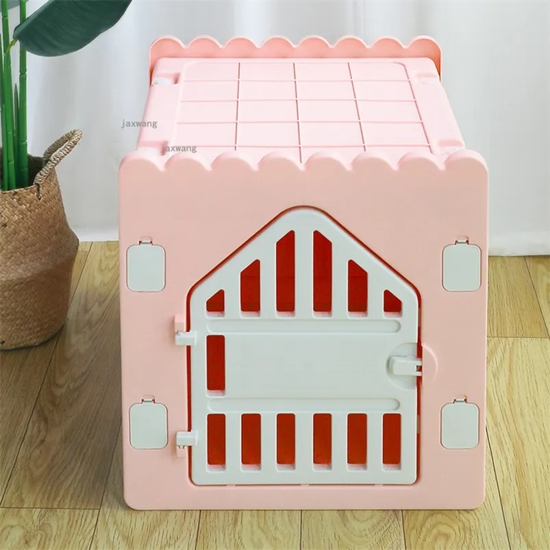 chenils stylos en plastique petits chiens chenil fermé maison de chat maison intérieure salon chaton nid quatre saisons général chiot villa chien lit produits 220912