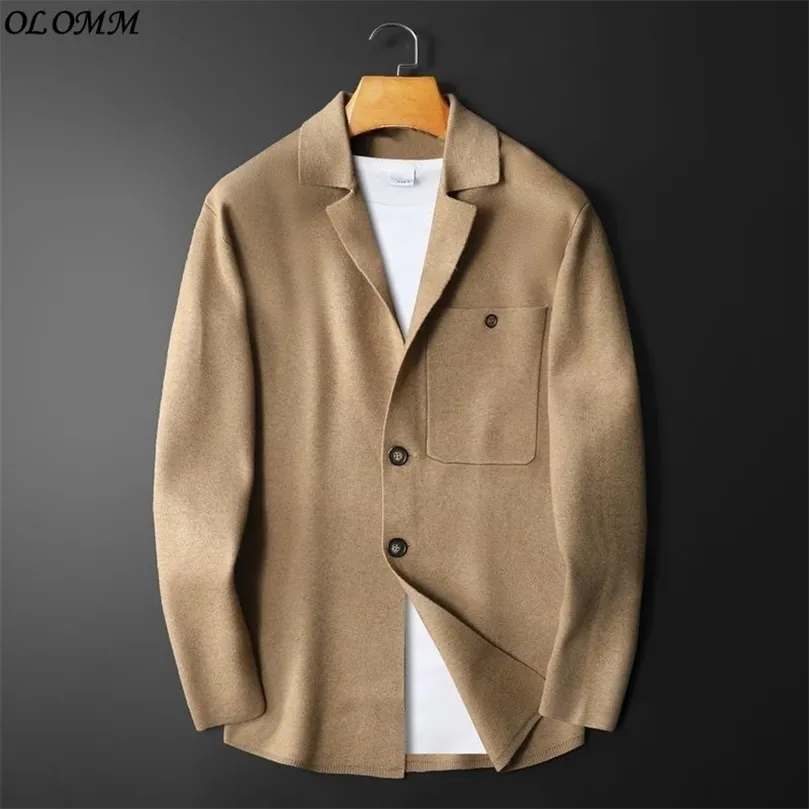 Мужские свитеры мужчины джемпер весенний осень Осень Pure Muste Marded Cardigan Coat Fashion Casual Wervatile Sweater Mens Top Olde Corean Style 220912