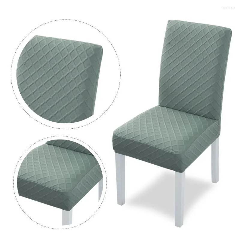 Tampas de cadeira 1/2pc spandex elástico elástico capa de cor sólida para sala de jantar banquete de casamento decoração