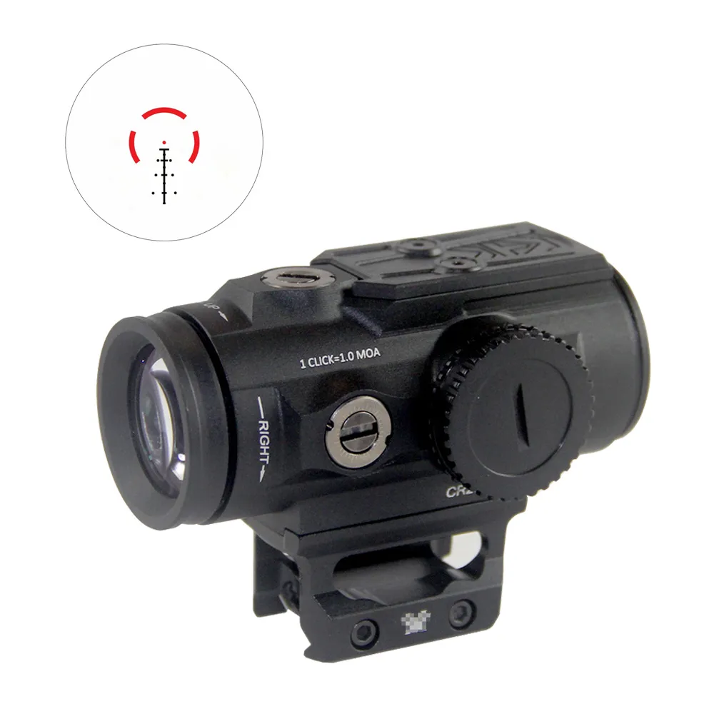 Tactical 5x Scope Hunting Rifle Magnifier Optics With AR BDC4 Reticle