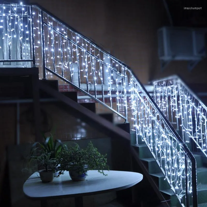 Bandes LED guirlande lumineuse chaîne colorée paysage extérieur décor fournitures de fête de noël pour jardin cour terrasse MOUN777