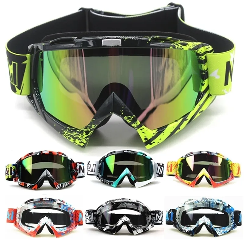 نظارات في الهواء الطلق من Nordson للدراجات النارية نظارات ركوب الدراجات MX OffRoad Ski Sport ATV Dirt Bike Racing Glasses for Fox Motocross Google 220912