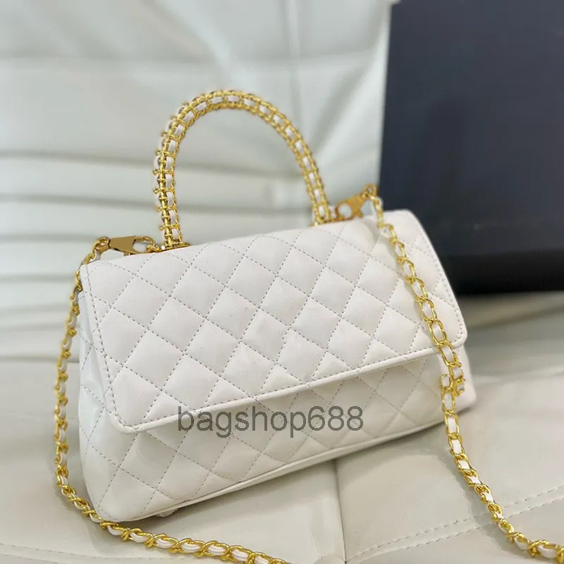 designer bags C Classic Flap Top Co Handle Totes Bags Medium Gold Metal Hardware Matelasse Chain bag Strap Crossbody Shoulder Quilted Handbags M 2023