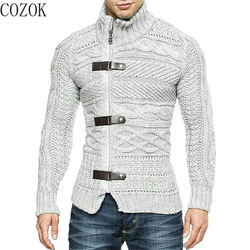 MONS SWEATERS AUTONA E WINTER TURTLENECK SWEERS MENS CAPELA DE CATAÇÃO LONGSLEEVED CANTAGENS DE TAMANHO DE TAMANHO GRANDE