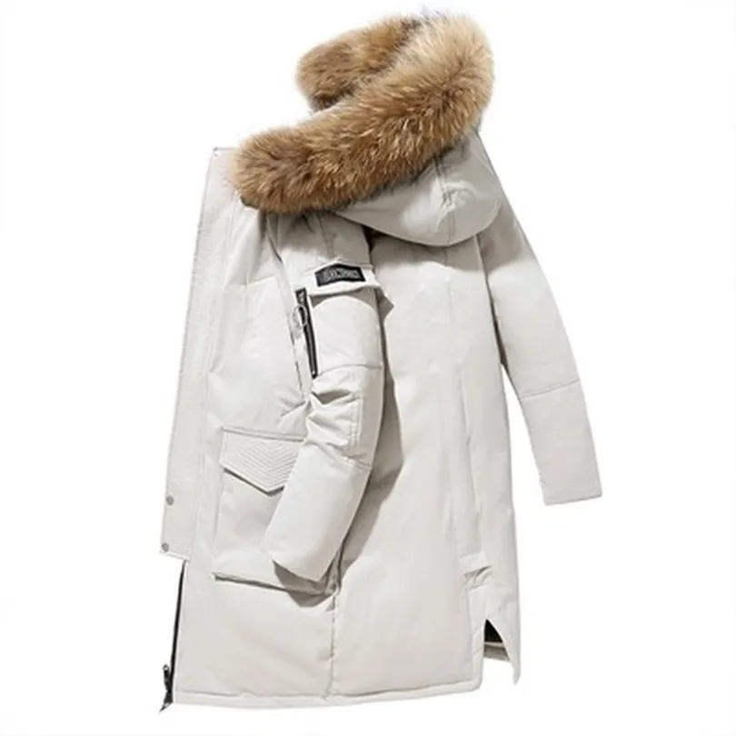 Abrigo Hombre De Invierno Parka - Chaqueta Esponjosa, Impermeable, Con Capucha Y Bolsillos, Ideal Para Deportes Al Aire Libre