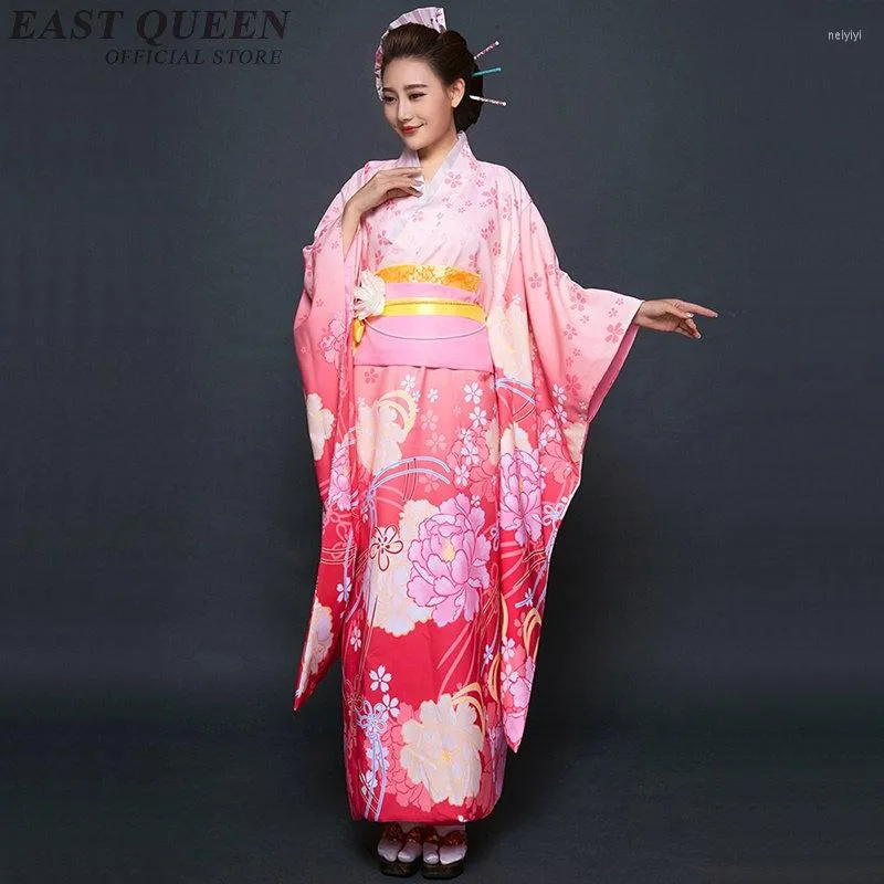 Ethnic Clothing Japanese Geisha Costume Yukata Obi Traditional Kimonos Kimono Clothes KK2254