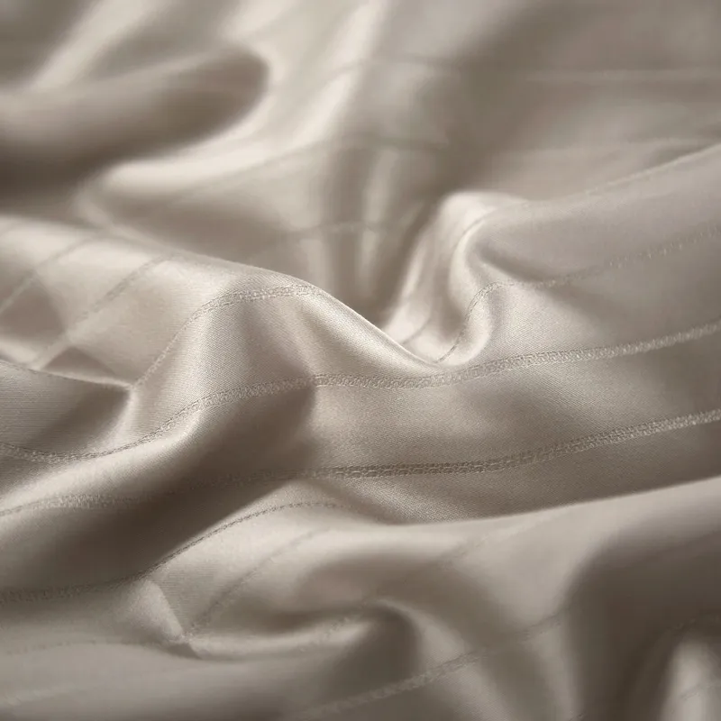 Sängkläder set egyptisk bomull 1000tc satin jacquard ihålig ut täcke täcker lyxigt lakan brokad garn-färgade kuddar209f