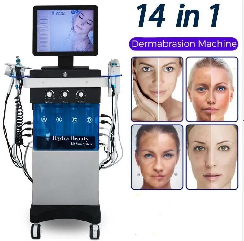 Powerful Diamond Microdermabrasion machine hydra facial Bio Face Lifting facial deep cleaning Multifunctional Photon equipment acne wrinkles removal