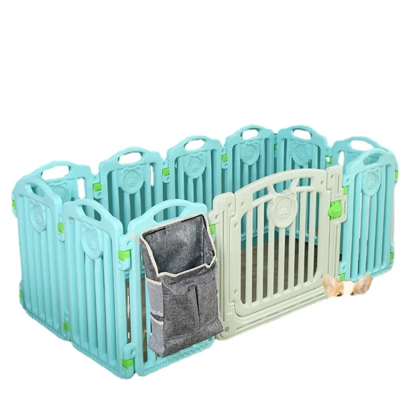 Chenils enclos pour animaux de compagnie, parc à bricolage librement combiné, grotte pour chien, maison de jeu pour dormir, chenil pour chiens et chats avec sac de rangement et porte