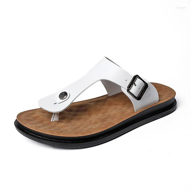 Sandals ALCUBIEREE Men's Flip Flops Summer Indoor Slippers Comfortable Male HomeSweat-Absorbant Thong Non-Slip House Slides