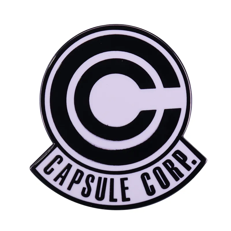 Otros accesorios de moda Pin esmaltado con el logotipo de Capsule Corp Accesorio perfecto para tus chaquetas de bolso de sombrero