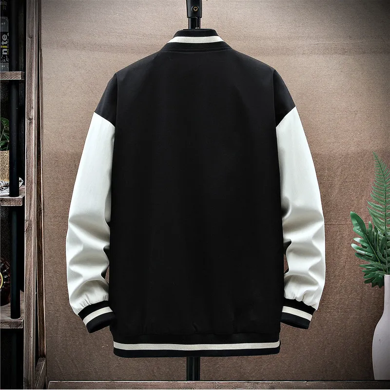 Chaquetas Para Hombre 6XL 7XL 8XL 9XL Tallas Grandes Para Hombre Chaquetas De Bombardero De Beisbol Abrigos Primavera Otono Casual Estampado De Letras Oversize Loose Varsity Jacket Hombres 220912 De 2...