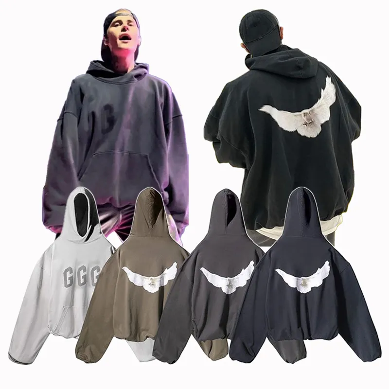 Nome congiunto Peace Doves Pullover da uomo Maglione da donna Felpe con cappuccio da uomo Colomba Felpe con cappuccio di lusso classiche Wests Abbigliamento da festa intelligente