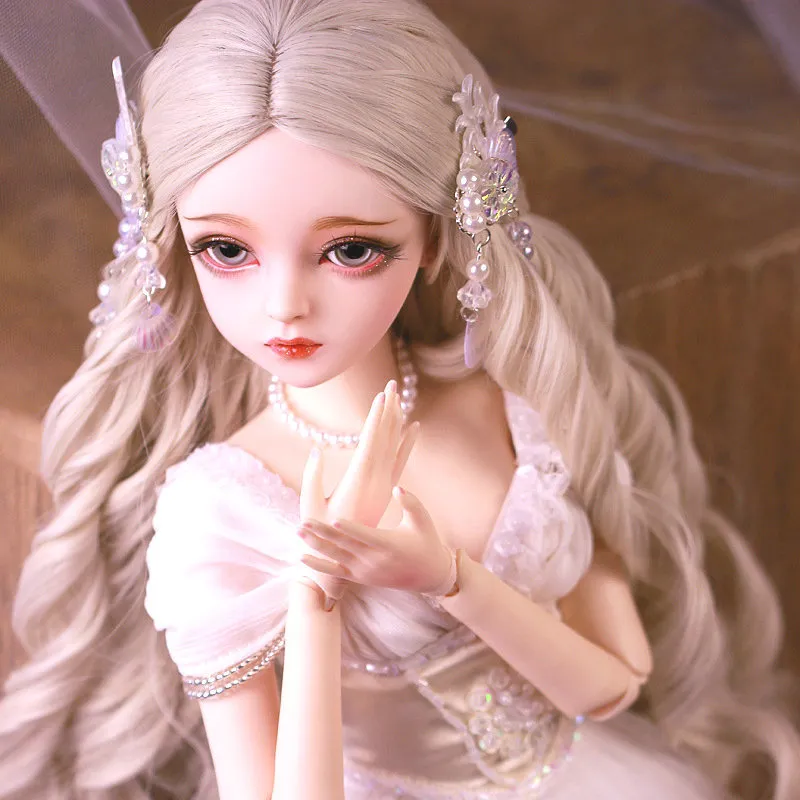Muñecas maquillaje a mano 1 3 bjd muñeca conjunto completo de 60 cm princesa princesa articulada para niñas regalo de Navidad 220912