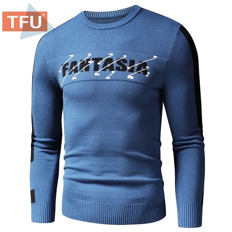 Mens Sweaters Luulla Erkek Sonbahar Kış Marka Günlük Mektup Jacquard Sıcak Sweater Sakiller Erkek Moda Klasik Kıyafet Stil Sweaters Erkekler 220912