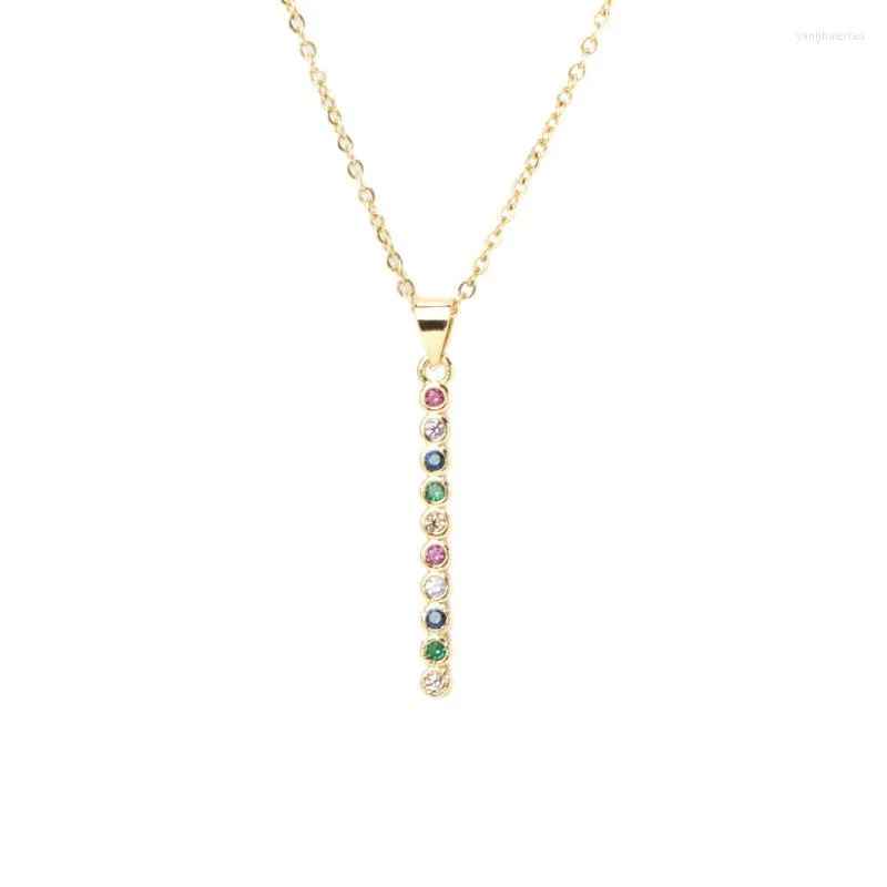 Collane con ciondolo Collana a catena in acciaio inossidabile Una forma Cuore vuoto Oro Cubic Zirconia Neckalces Gioielli da donna di moda 45 cm di lunghezza 1