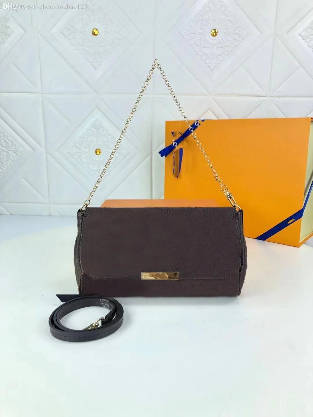 Hochwertige neue Mode Umhängetasche Handtaschen Handtasche Geldbörsen ZUBEHÖR Tasche Frauen klassischen Stil echtes Leder Umhängetaschen