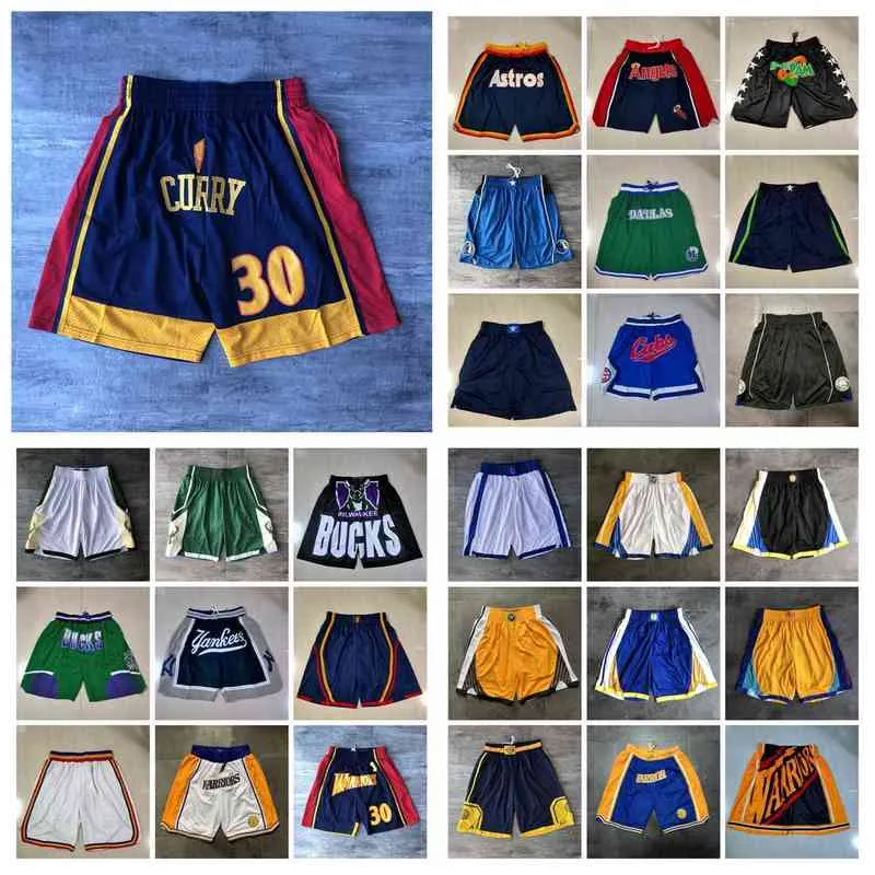 Basketball Shorts Just Don Co-Branded Retro Year Of The Rat Chinese City Version Wear Sport Pant With Pocket Zipper Sweatpants Hip Pop