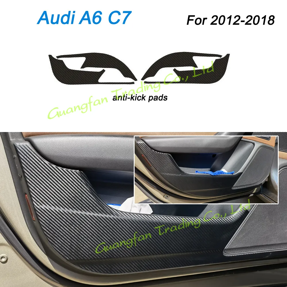  Autocollants De Voiture Voiture en fibre de carbone Volant  autocollant décoratif, for Audi A6 S6 C7 A7 S7 4G8 2012-2018, et à gauche à  droite Universal Drive