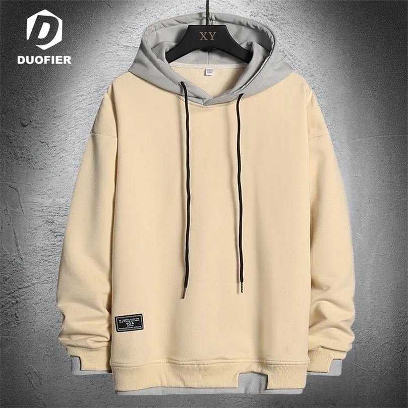 Mens Hoodies Sweatshirts Hoodies Sweatshirt Men Hip Hop Pullover Hooded Streetwear Casual Fashion Clothes Mens Korean Harajuku Lossa stor storlek 4XL 220912