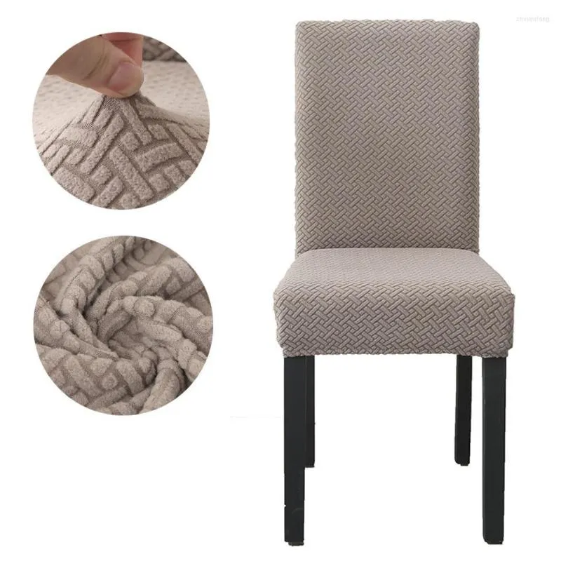Cubiertas de la silla Super Soft Polar Fanar Cubierta elástica Spandex para la oficina de novia Banquete El asiento