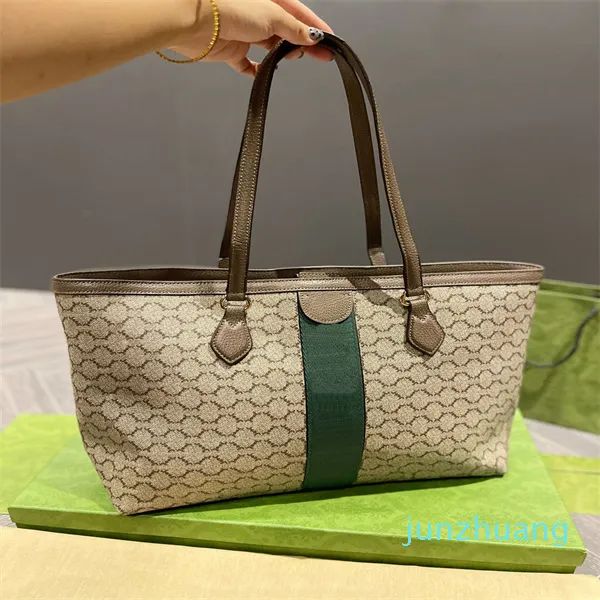 Borse per la spesa in pelle di mucca di design Borse moda donna Accessori classici Borse a tracolla Borsa tote di grande capacità Borsa casual 37 cm