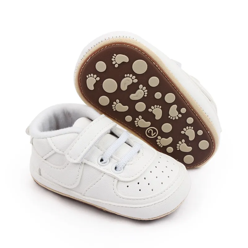 Sapatos para bebês recém-nascidos, sapatos de grife para bebês Mocassins Soft First Walker Sapatos infantis 0-18 meses