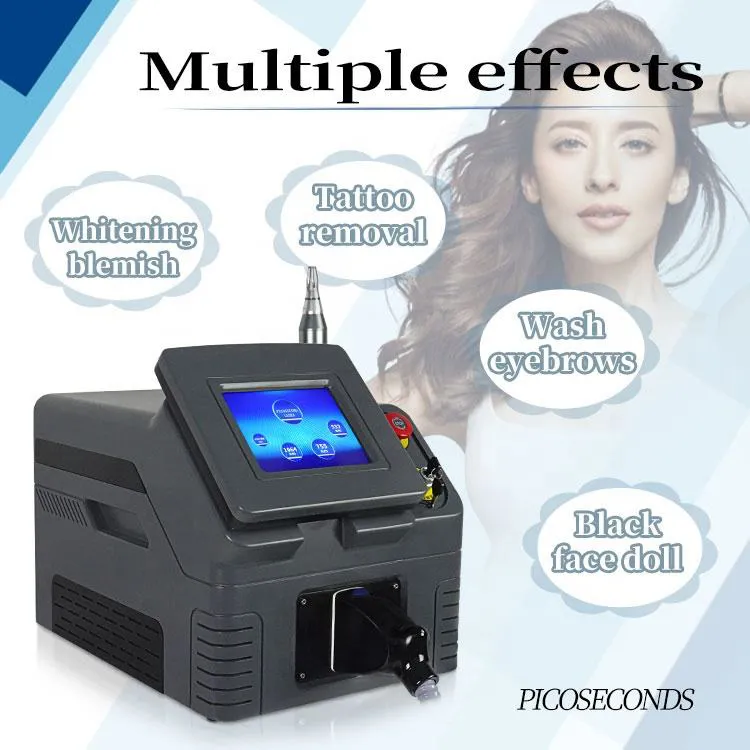 Pico Laser 1064nm 532nm 755nm Picosecond Laser Machine Professional Tattoo Removal Machine