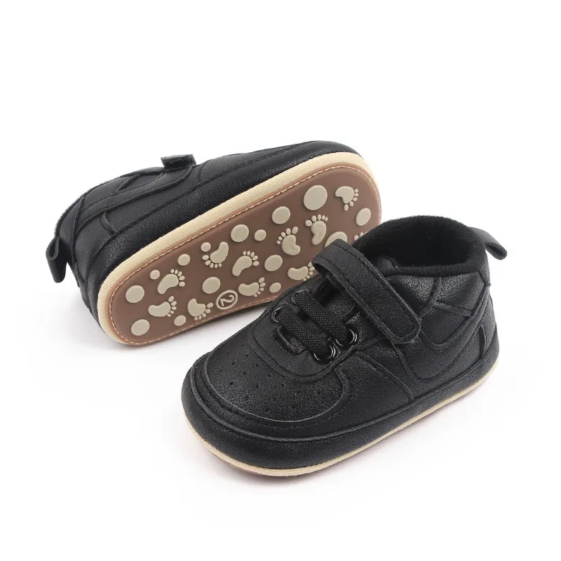 Sapatos para bebês recém-nascidos, sapatos de grife para bebês Mocassins Soft First Walker Sapatos infantis 0-18 meses