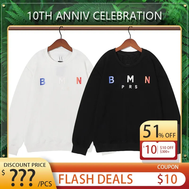 New Fashion BLM Brand Warm Hoodie Embroidery Men Women Fashion Sweatshirts Hoodies